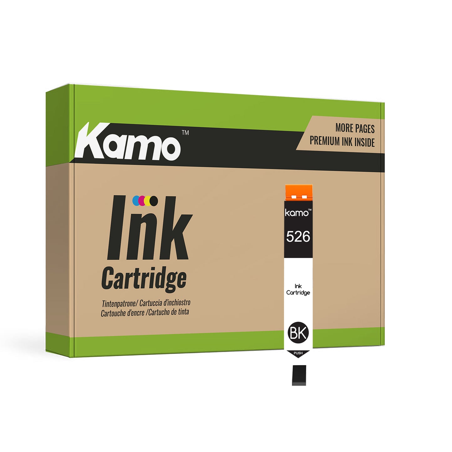 Kamo 525526 XL Compatible with Canon 525526 XL Ink Cartridges for Canon iP-4900 iP-4950 iX-6550 MG-5140 MG-5150 MG-5250 MG-5350 MG-6150 MG-6250 MG-8150 MG-8250 MX-715