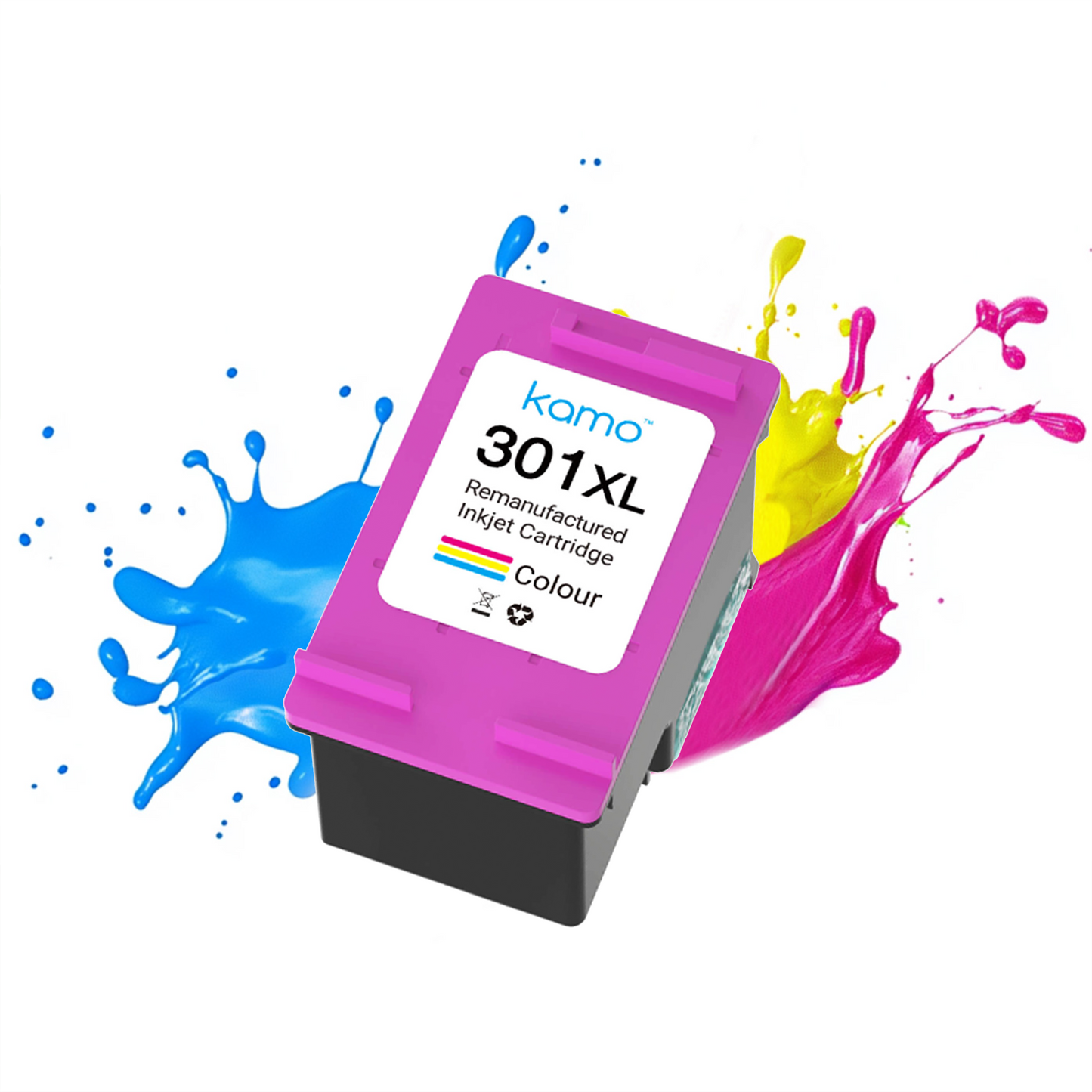 Kamo 301 XL for HP 301 301XL Colour Ink Cartridges (1 Pack)