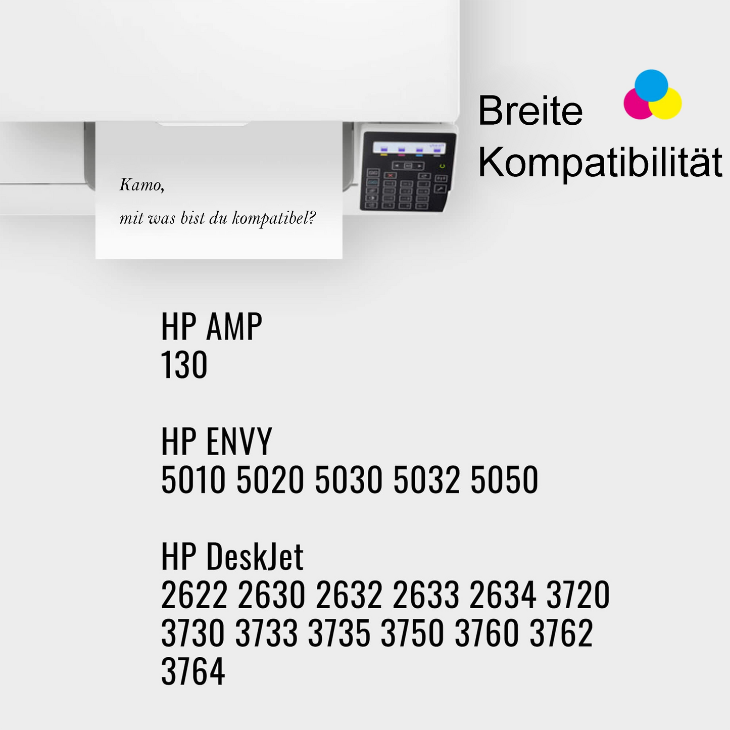 Kamo 304XL Compatible avec les cartouches d'encre HP 304 304XL 