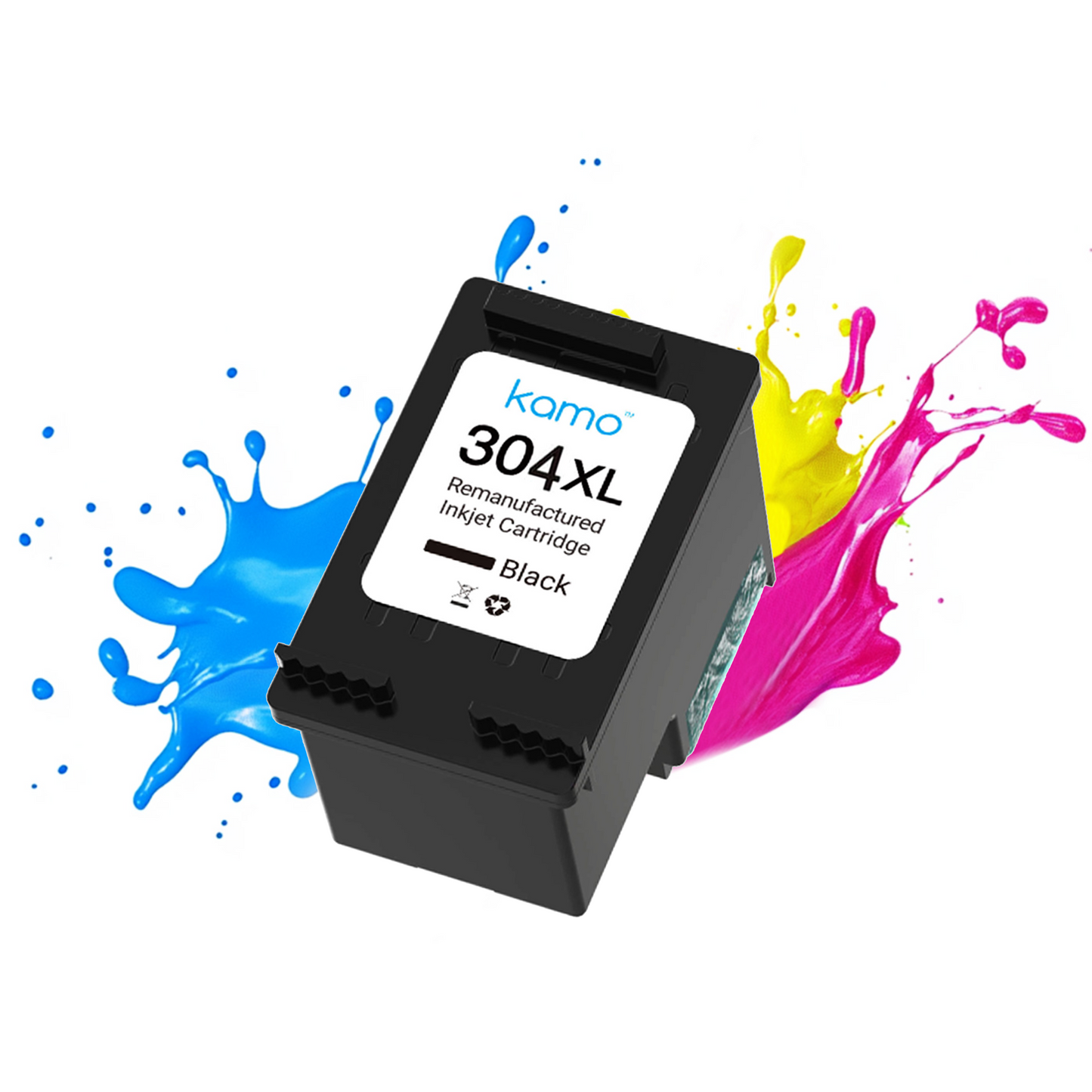 Kamo 304 XL for HP 304 304XL Black Ink Cartridges (1 Pack)