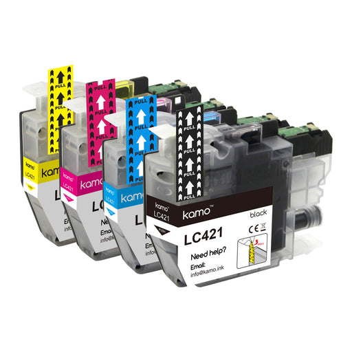 Kamo LC421 Compatible with Brother LC-421 LC-421XL Ink Cartridges - Kamo