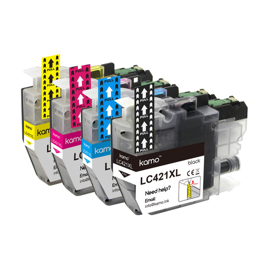 Kamo LC421 XL Compatible with Brother LC-421 LC-421XL Ink Cartridges - Kamo