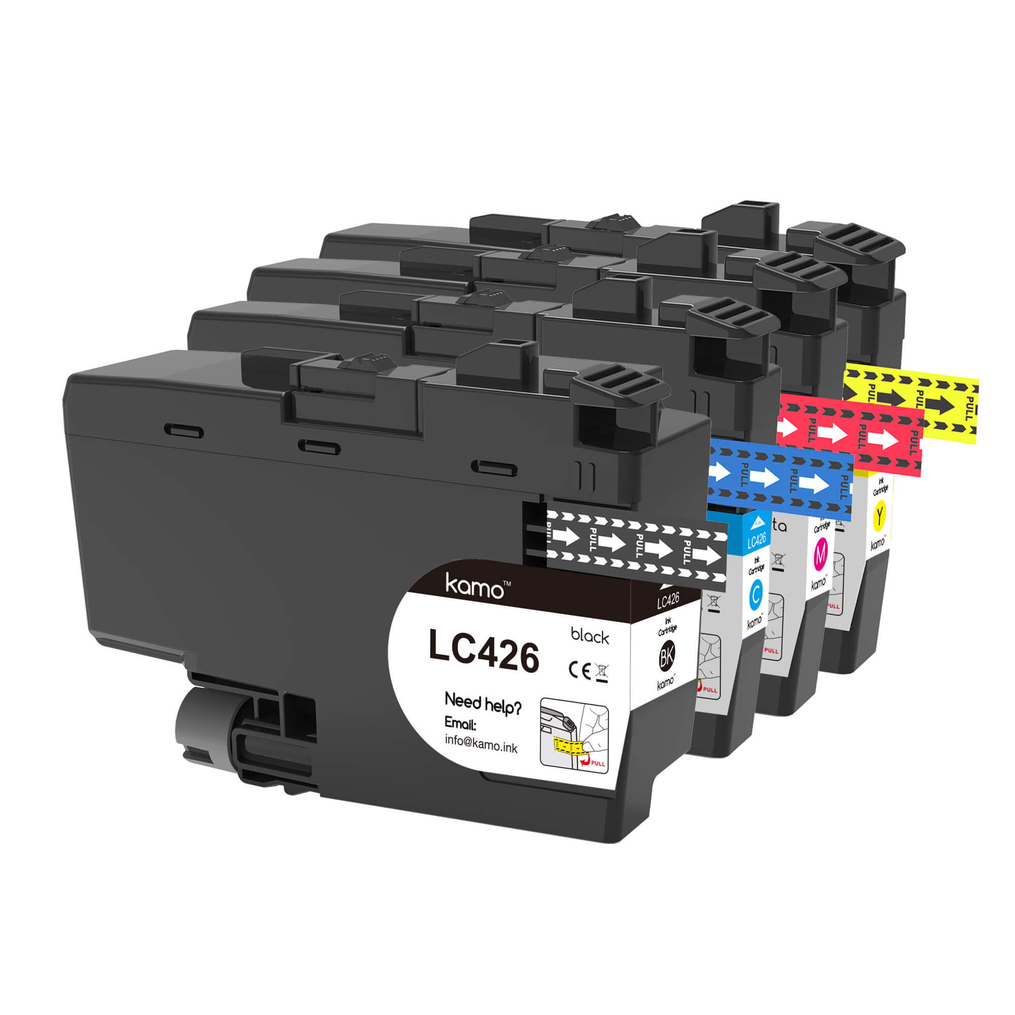 Kamo LC-426 for Brother LC-426 LC-426XL Ink Cartridges (4 Pack) - Kamo