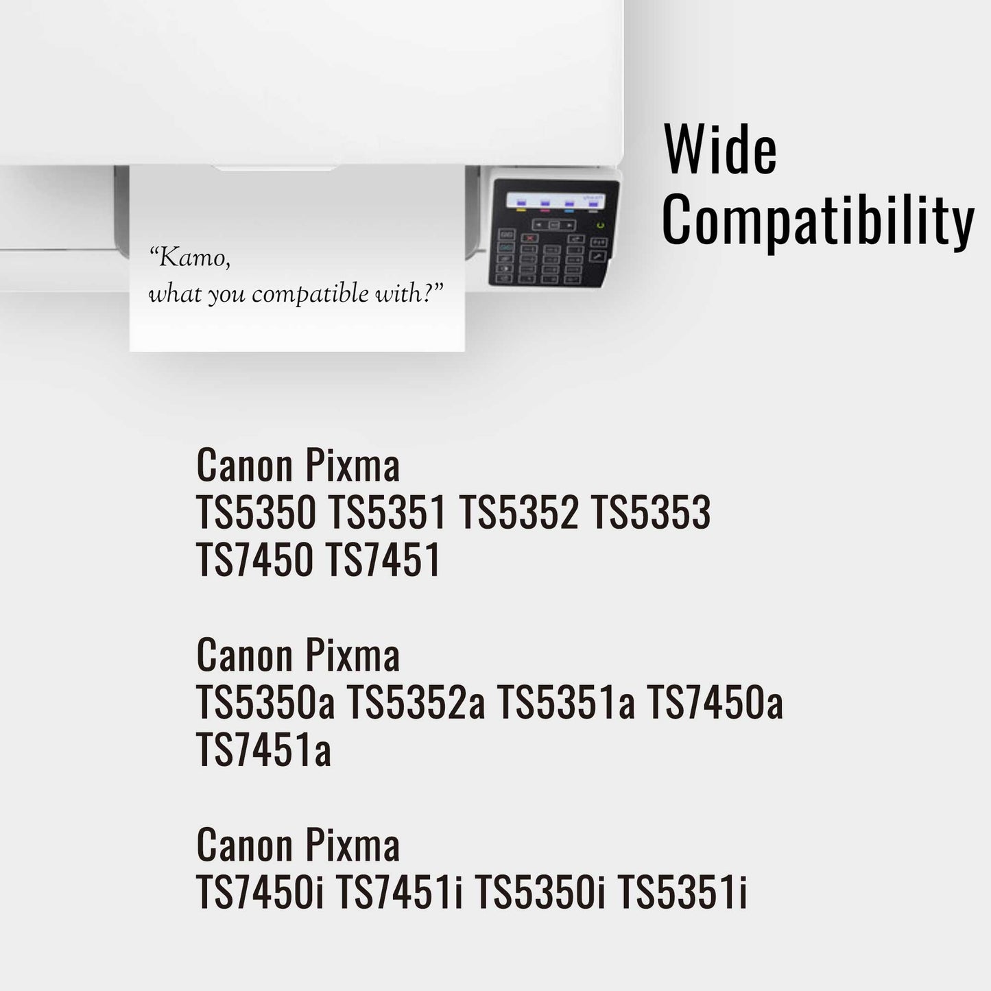 Kamo PG-560 CL-561 XL for Canon PG-560XL CL-561XL Ink Cartridges (2 Pack)