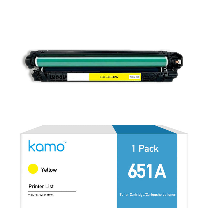 Kamo 651A for HP 651A CE342A Toner (1 Pack)