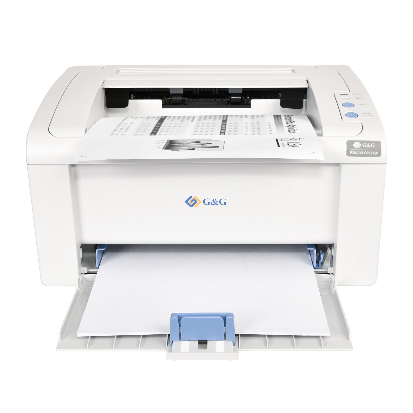 G&G P2022W A4 Printers Laser Printer Wireless Black & White, 22 Pages/Minute, Compact for Home or Office