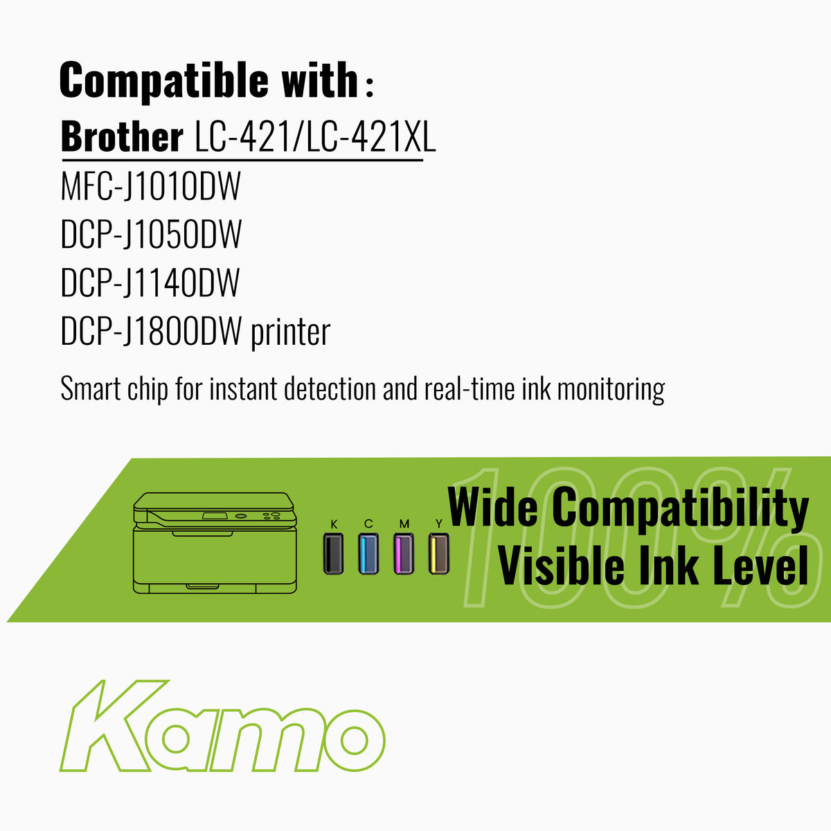 Starink LC421XL 4er-Pack Tintenpatronen – Kompatibel Für Brother Drucker Wie DCP-J1050DW