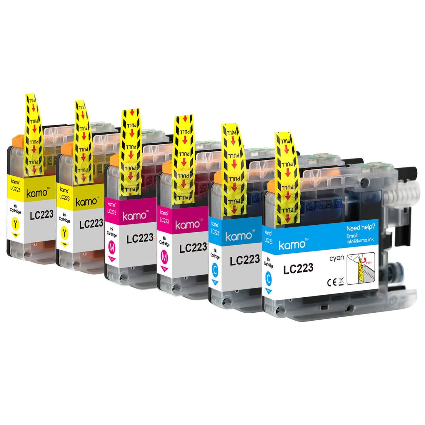 Kamo LC223 XL for Brother LC223 LC221 Ink Cartridges