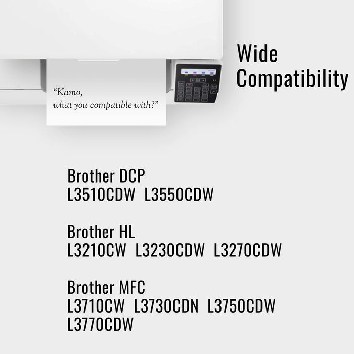 Toner compatible avec Brother TN247 pour Brother MFC-L3710CW MFC