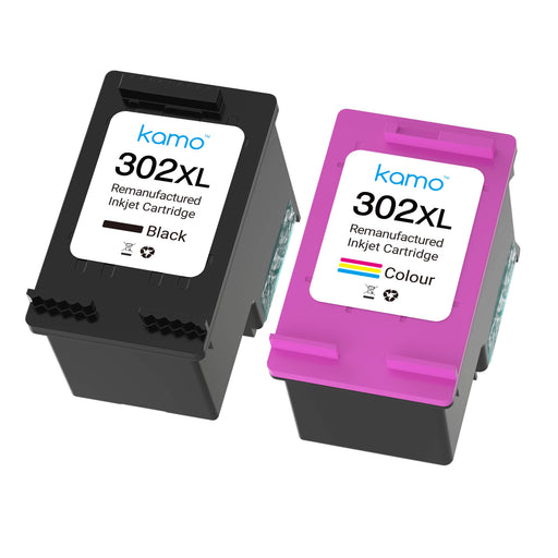Kamo 302 XL Compatible with HP 302 302XL Ink Cartridges
