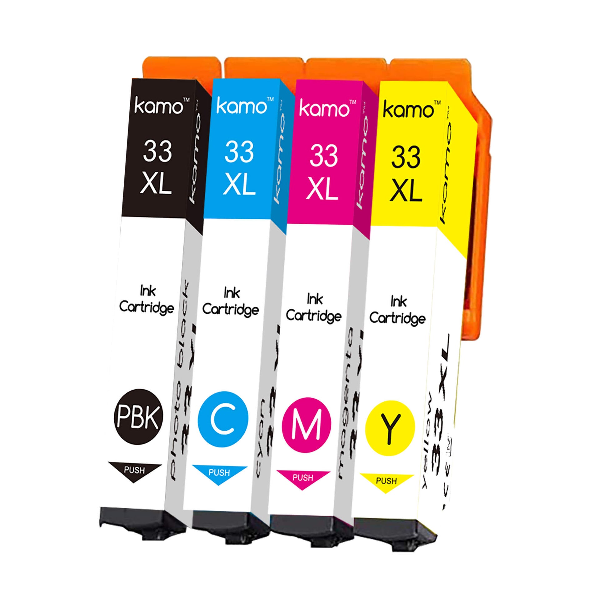Kamo 33 XL for Epson 33 33XL Colour Ink Cartridges