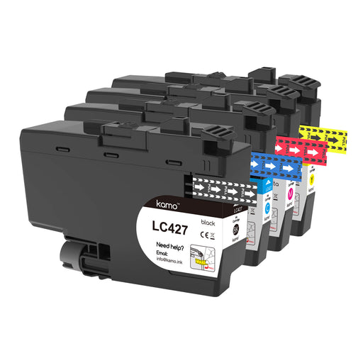 Kamo LC-427 Compatible with Brother LC-427XL LC427 Ink Cartridges