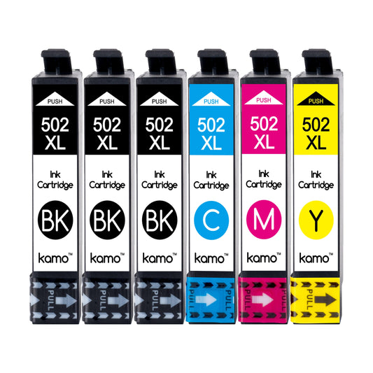 Kamo 502XL Compatible with Epson 502 502XL Ink Cartridges