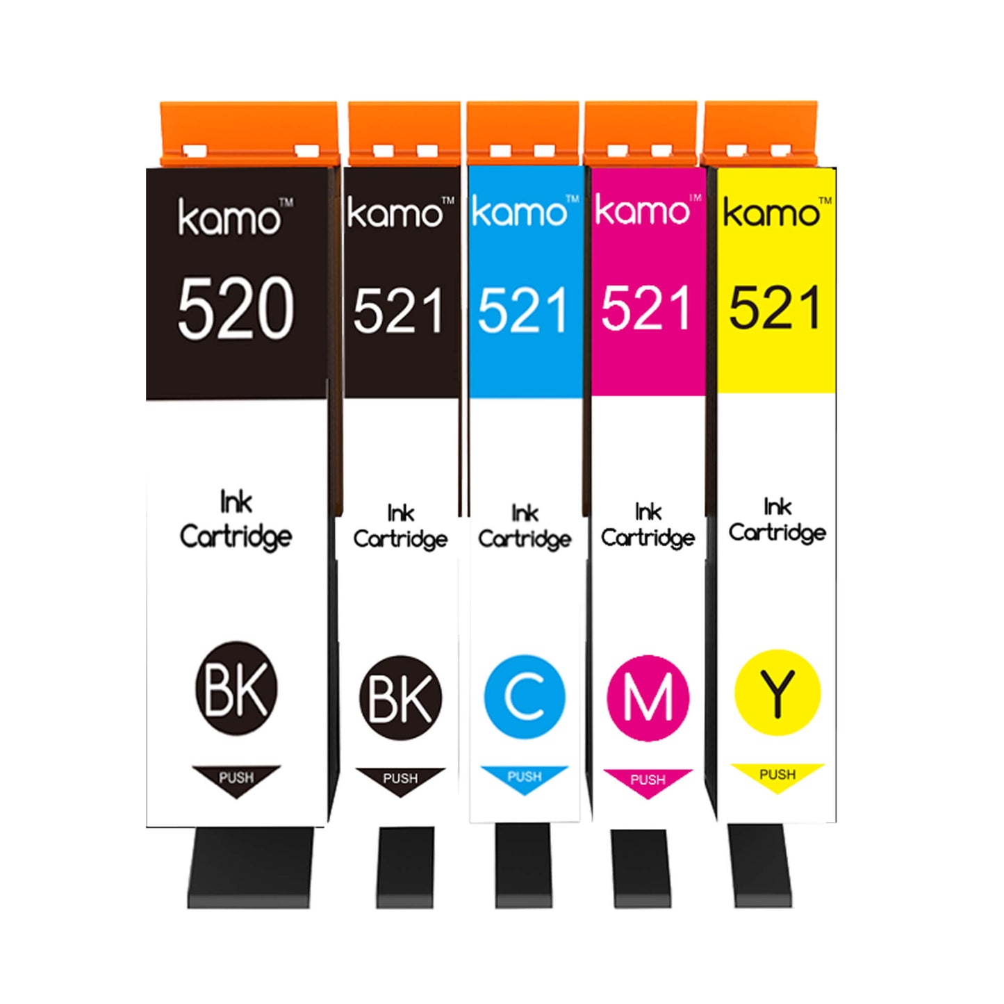 Kamo PGI-520 CLI-521 for Canon PGI-520 CLI-521 Ink Cartridges