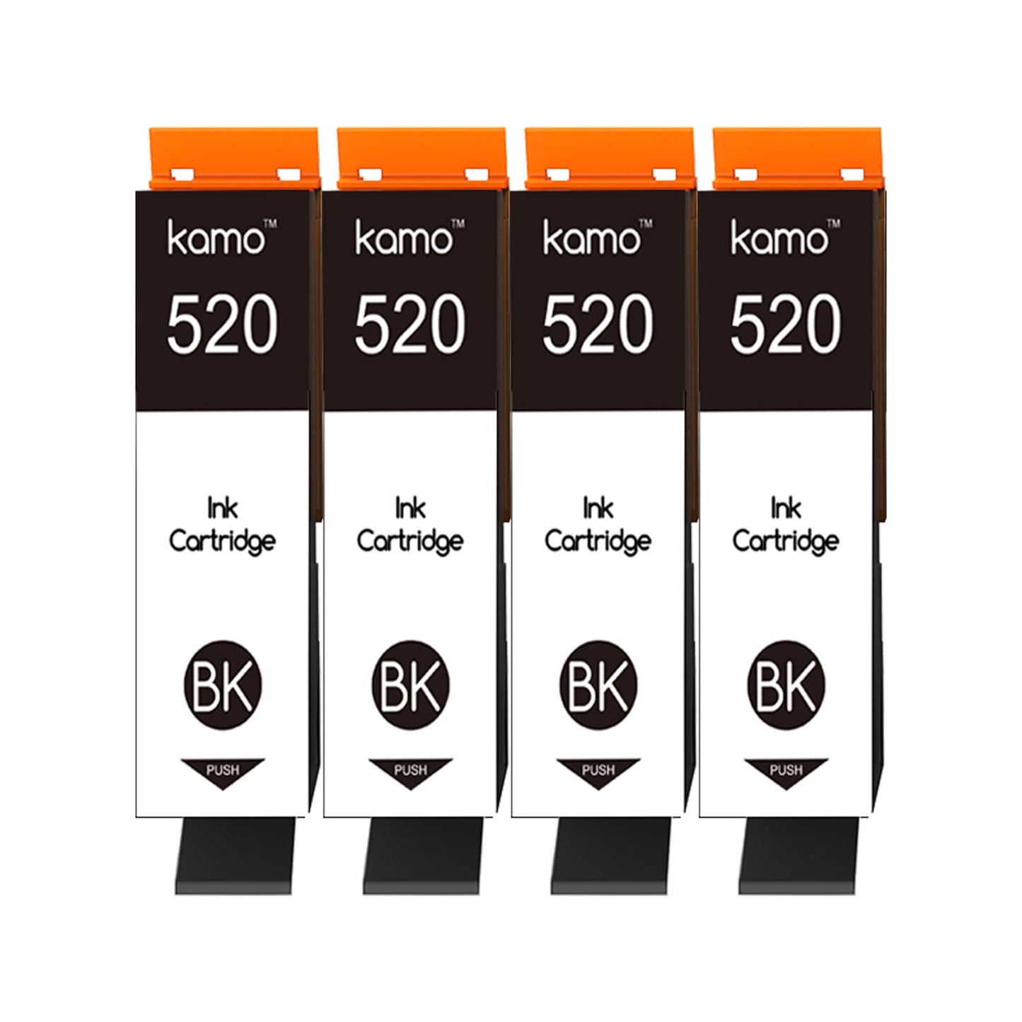 Kamo PGI-520 for Canon PGI-520 Ink Cartridges (4 Pack)