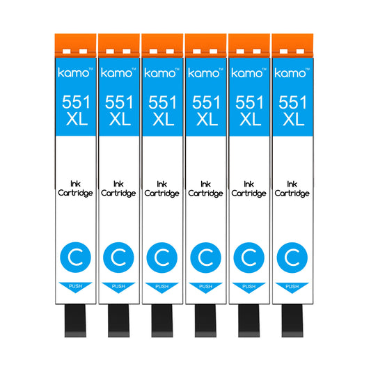 Kamo 551XL for Canon CLI-551 XL Ink Cartridges