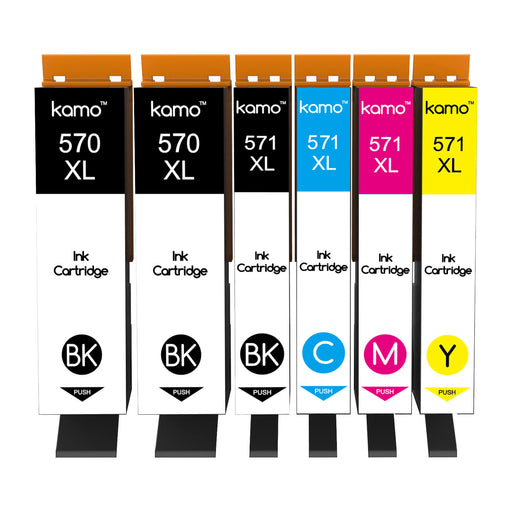 Kamo PGI-570 CLI-571 XL for Canon PGI-570XL CLI-571XL Ink Cartridges
