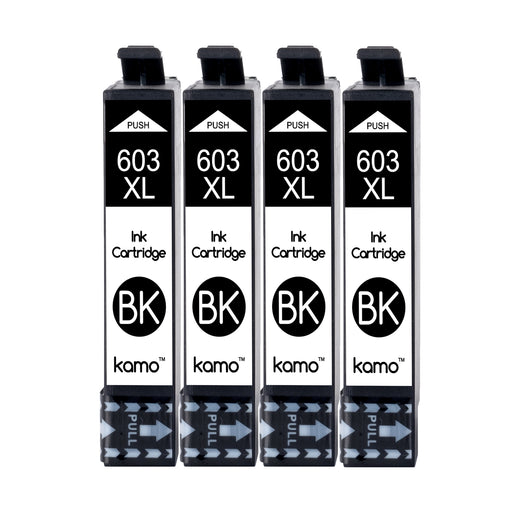 Kamo 603XL Black Compatible with Epson 603 603XL Ink Cartridges