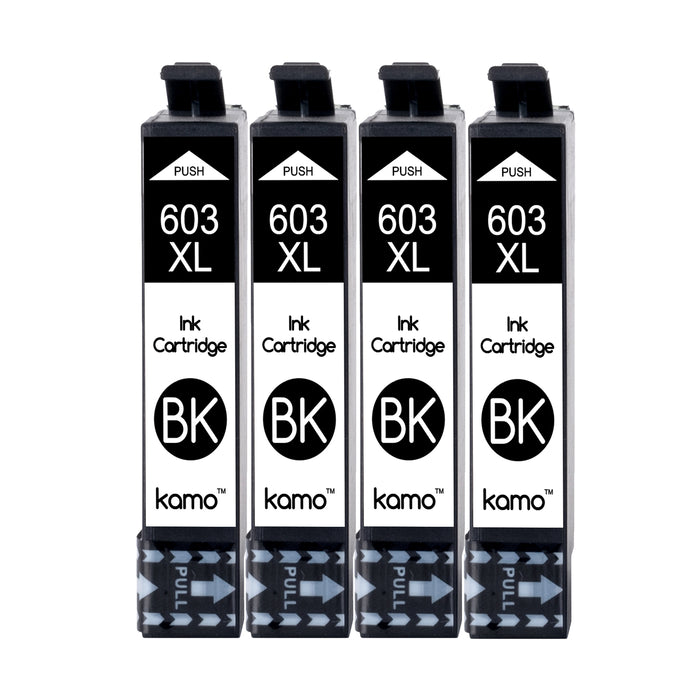 Kamo 603XL Black Compatible with Epson 603 603XL Ink Cartridges