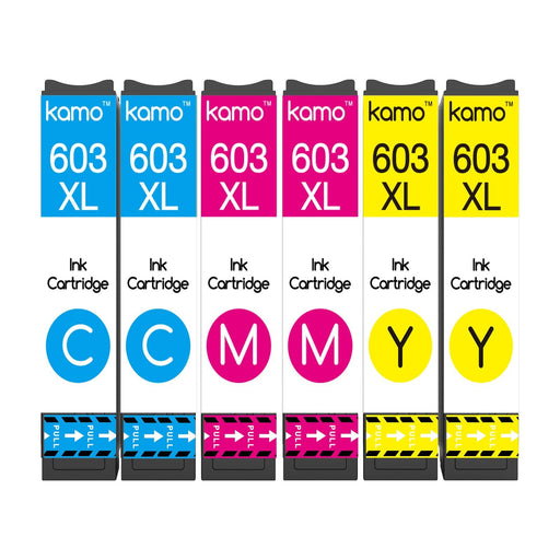 Kamo 603XL Colour Compatible with Epson 603 603XL Ink Cartridges 