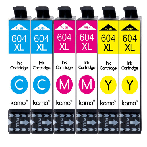 Kamo 604XL Compatible with Epson 604 604XL Ink Cartridges