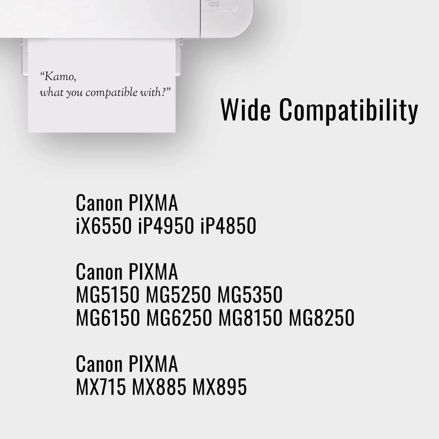 Kamo 525 526 Compatible with Canon PGI-525 CLI-526 Ink Cartridges - Kamo