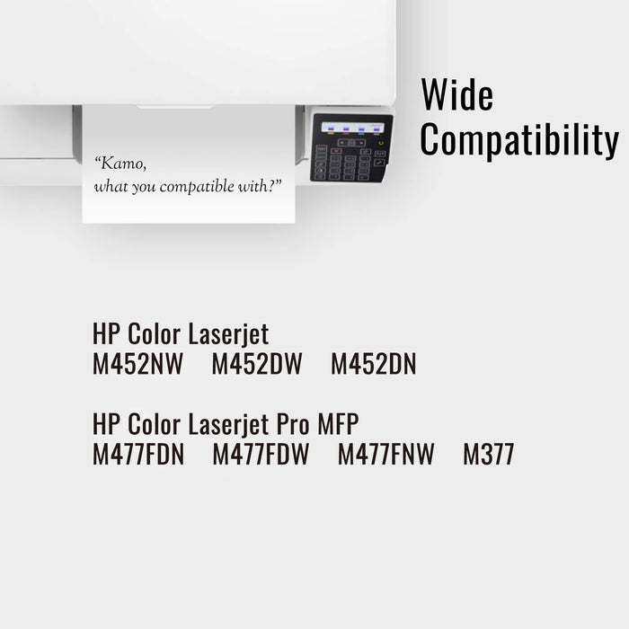 Kamo 410X for HP 410X CF410X Toner (1 Pack)