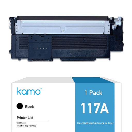 Kamo 117A Toner Compatible with HP 117A W2070A (Single Black Pack)