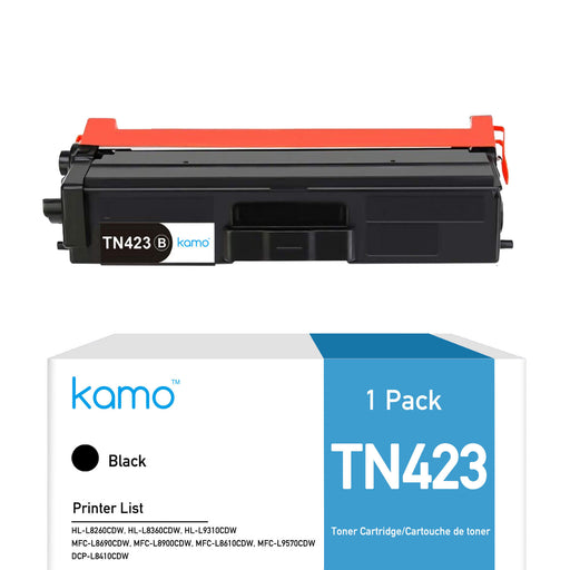 Kamo TN423 for Brother TN-421BK TN-423BK Toner