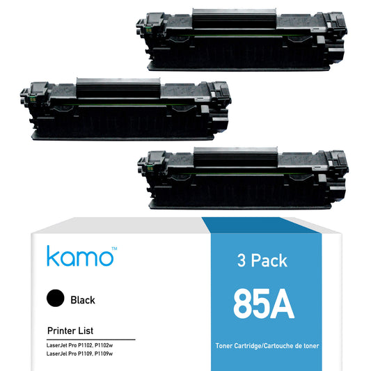 Kamo 85A for HP 85A CE285A Toner (With Chip) (3 Pack)