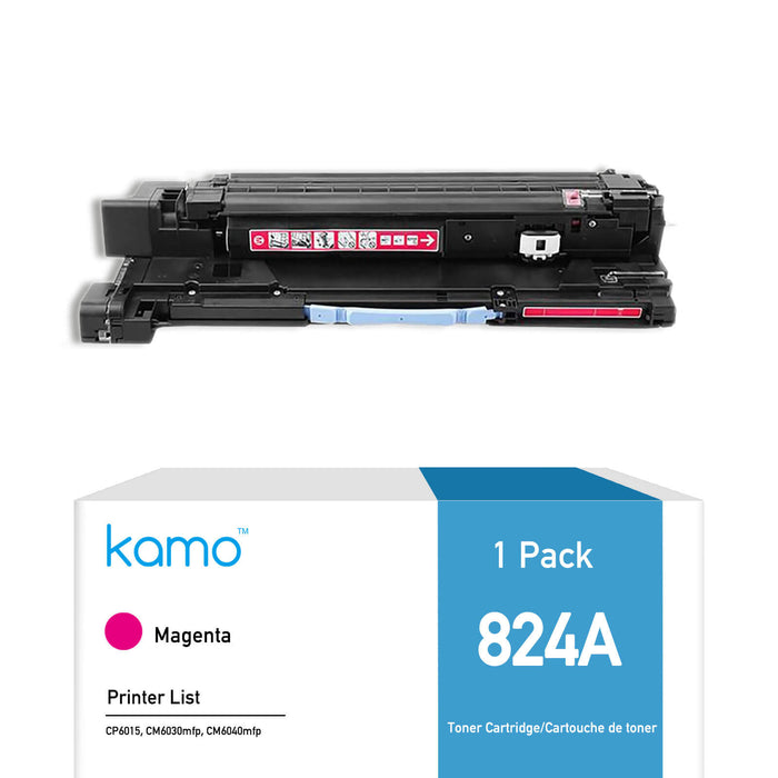 Kamo 824A Magenta for HP 824A CB387A Toner (1 Pack)